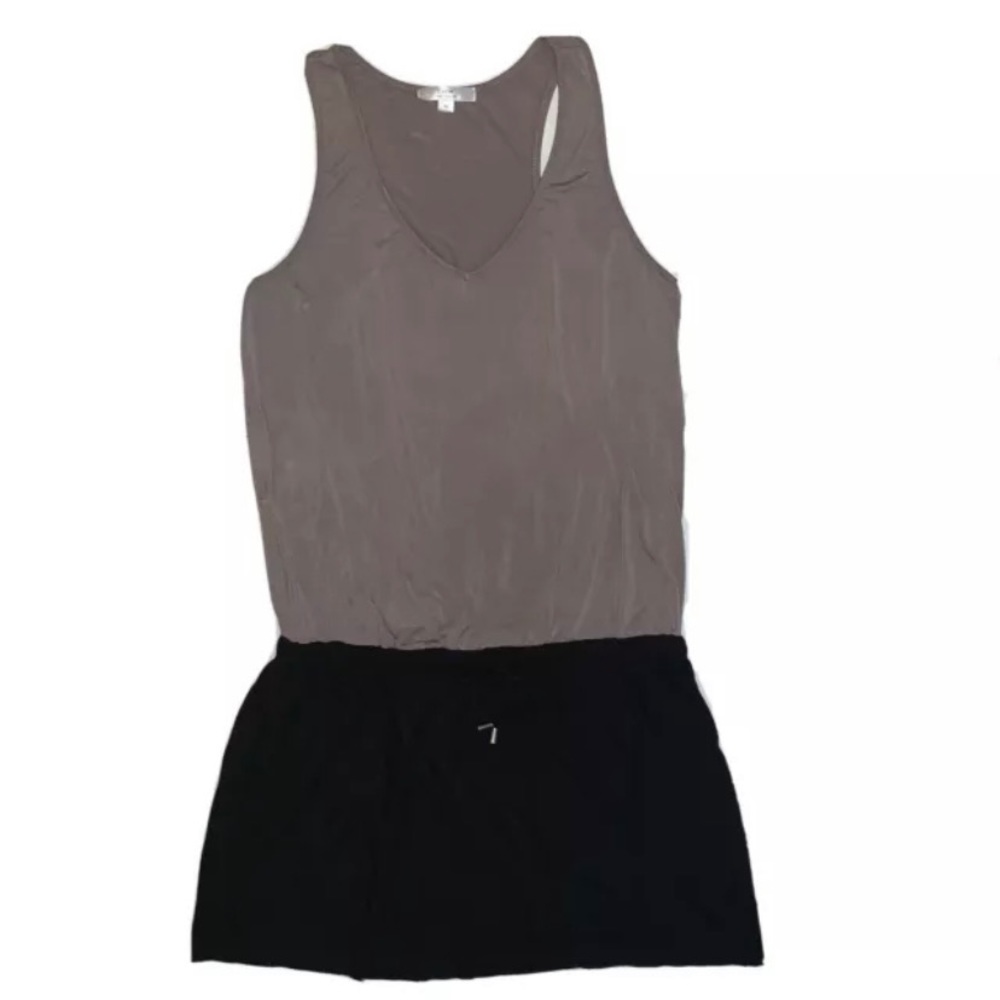 Anthropology Drew Halter Mini Dress Pockets Sz M - Picture 2 of 7